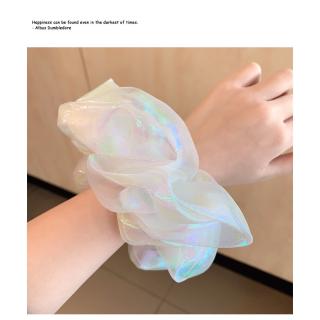  Dây cột tóc cỡ lớn lấp lánh phong cách hàn quốc cho nữ