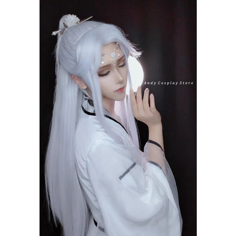 [CÓ SẴN] Tóc giả/ Wig teen nam dài cổ trang Manreally