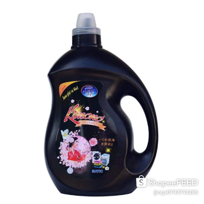Nước giặt Kimono 6 in1 công nghệ nhật bản_ can 3.6l