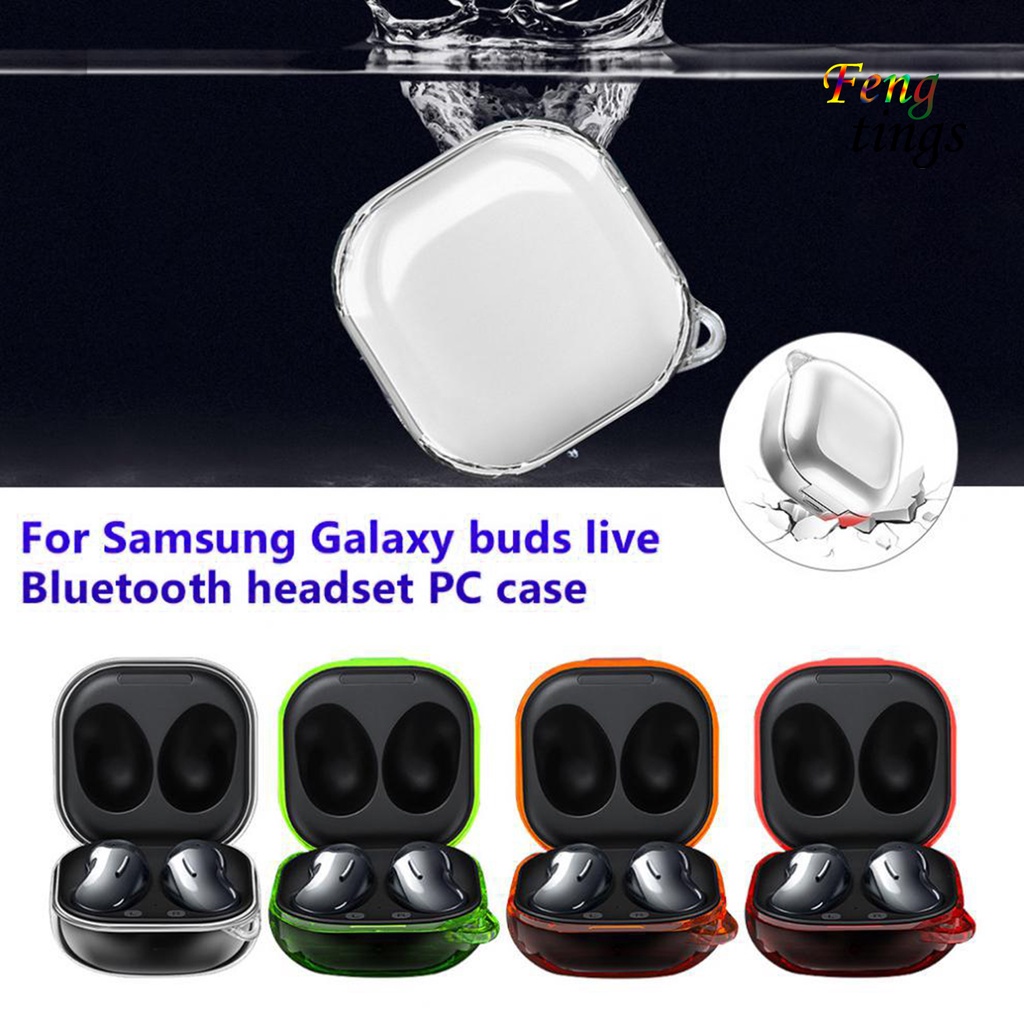 Vỏ bảo vệ hộp sạc tai nghe Samsung Galaxy Buds Live/Pro bằng PC siêu mỏng chống sốc chống trầy