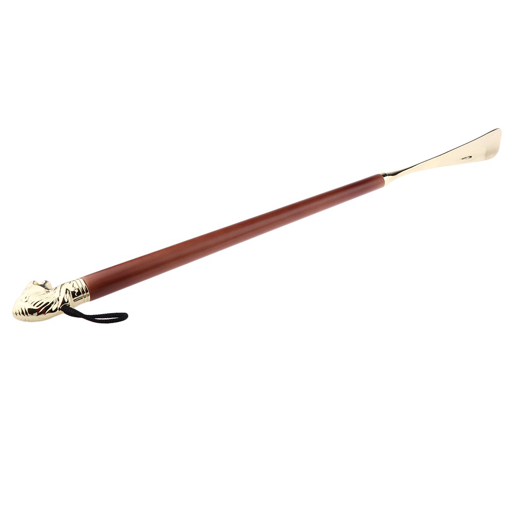 Dụng Cụ Hỗ Trợ Mang Giày Bằng Kim Loại Cán Dài 58cm