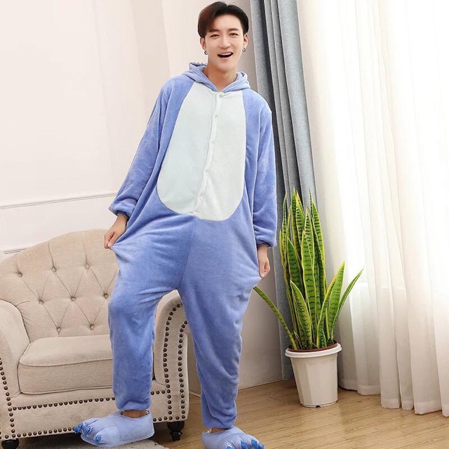 Bộ đồ thú Stitch Xanh ❤️ FREESHIP ❤️ Bộ Đồ Thú Stitch Xanh Người Lớn - Hàng Cao Cấp