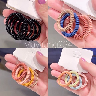 sét 10 sợi dây chun cột tóc lò xo mini