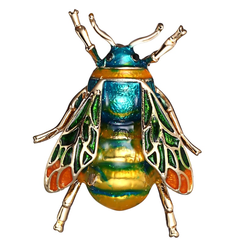 Vua Nhật Hàn Tráng Men Hoạt Hình Côn Trùng Sáng Tạo Dễ Thương Xu Hướng Bumble
