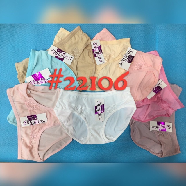 10 QUẦN LÓT (22106) COTTON TĂM GÂN