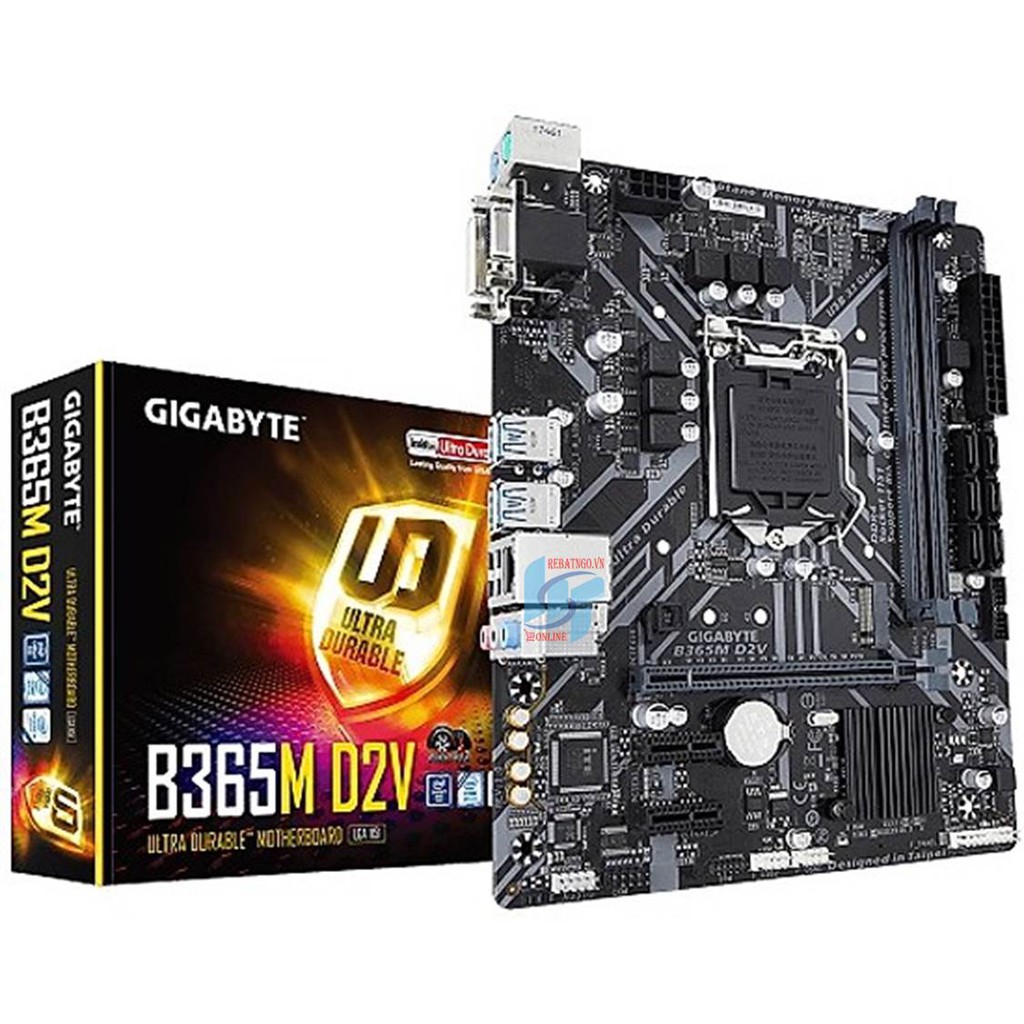 Combo nâng cấp HTS-CB910001 (Main Gigabyte B365M D2V + CPU i3-9100F + Ram  kingston 8GB Fury)