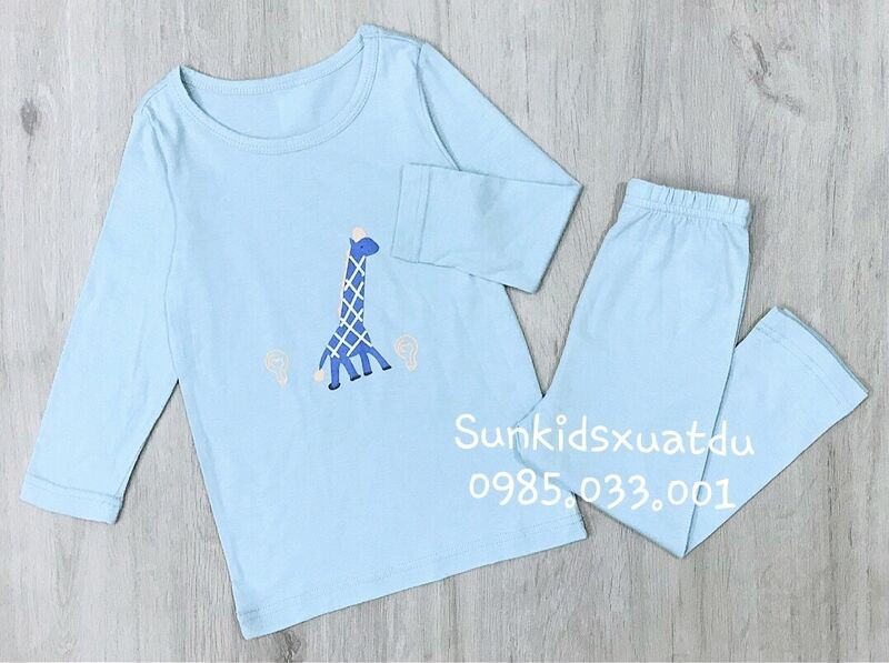 Bộ milk mile hươu cao cổ xanh