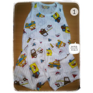 Quần áo trẻ em Bộ cotton giấy cho bé trai / gái 6-16kg (Bibo Kids)