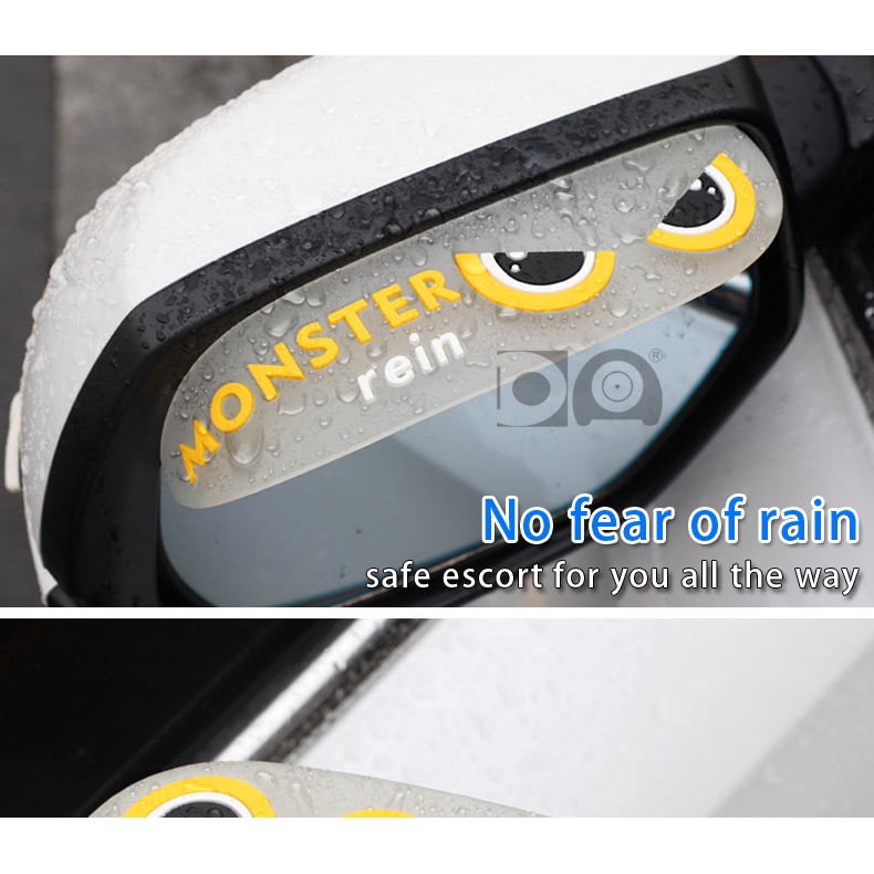 Set 2 Miếng Cao Su Gắn Kính Chiếu Hậu Xe Hơi Tiện Dụng