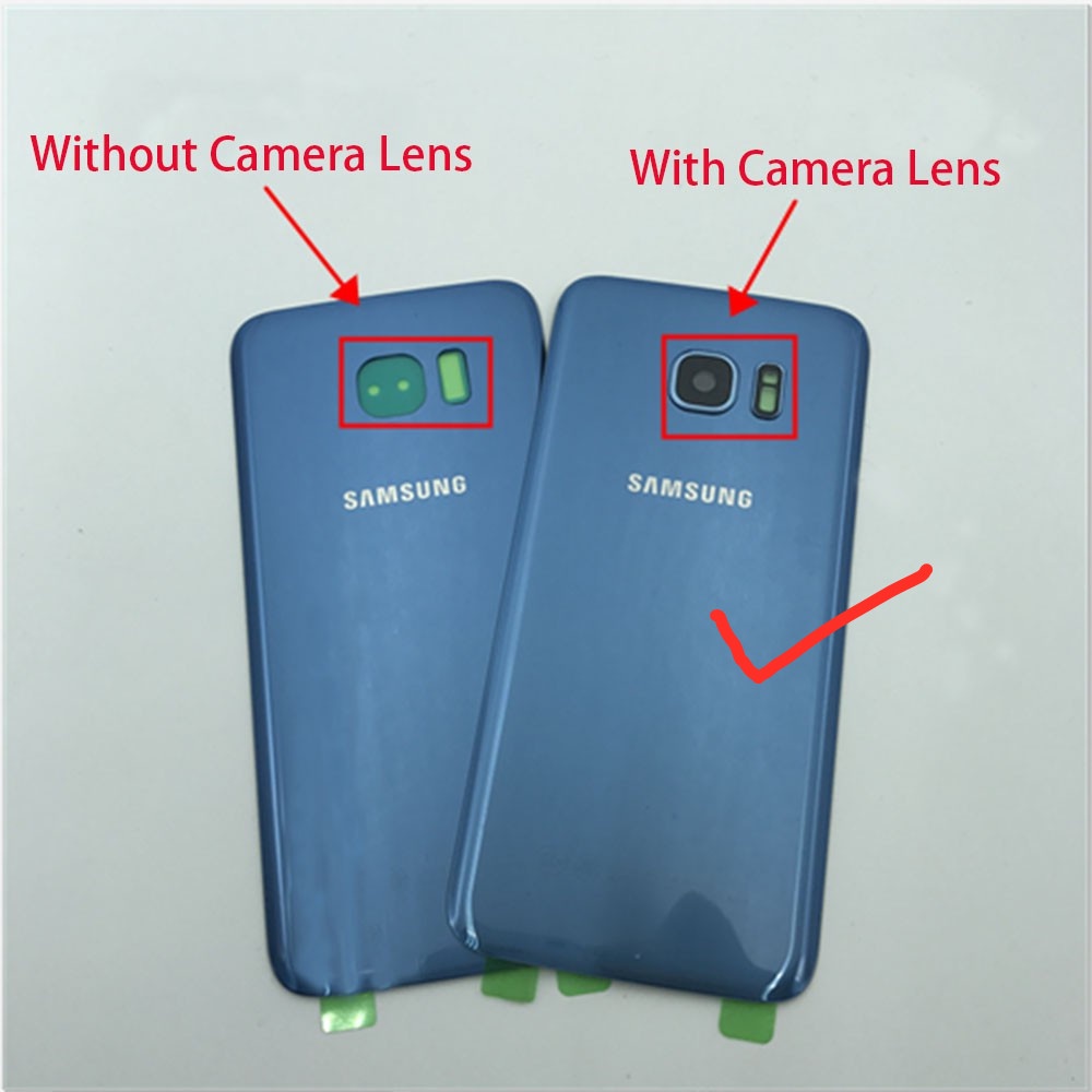 Ốp Điện Thoại Mặt Kính Thay Thế Kèm Ống Kính Camera Sau Cho SAMSUNG Galaxy S7 G930F S7 Edge G935F
