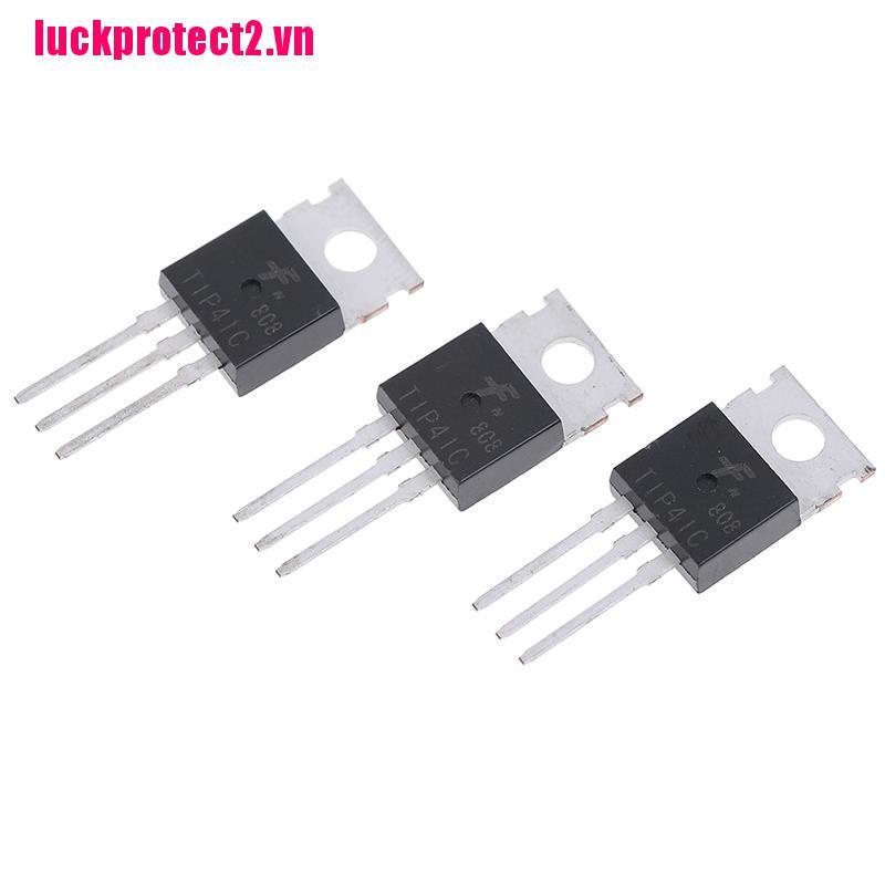 Bộ 10 Linh Kiện Bán Dẫn Chất Lượng Cao TIP41C TIP41 NPN TO-220