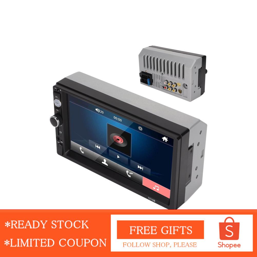 Alwaysonline 7in Car MP5 Player Multimedia Stereo Receiver Bluetooth Mirror Link with Remote Control for Android