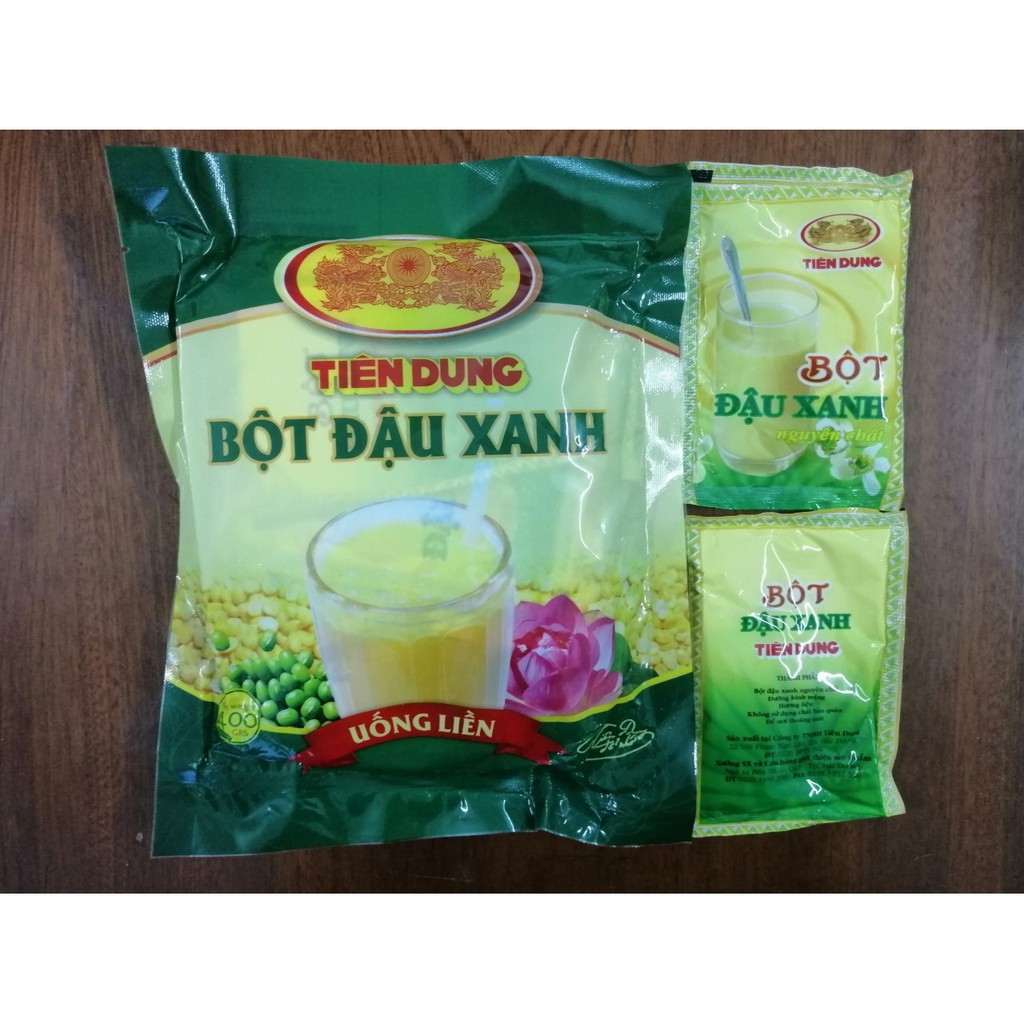 Bột đậu xanh uống liền Tiên Dung 400g date: 04/23