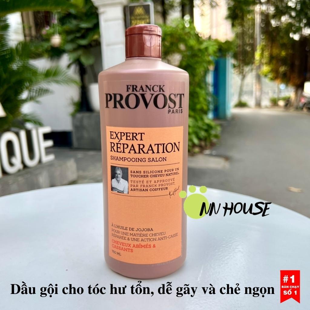 Dầu gội dưỡng tóc Provost Pháp 750ml protein phục hồi tóc hư tổn, shampoo mượt tóc, dầu gội đầu, dầu xả chăm sóc tóc