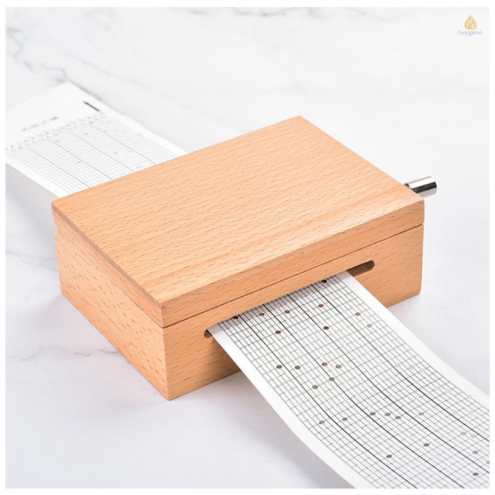 Hộp Nhạc 30 Nốt Kèm 20 Cuộn Băng Keo Giấy Trống Và Lỗ Tiện Dụng