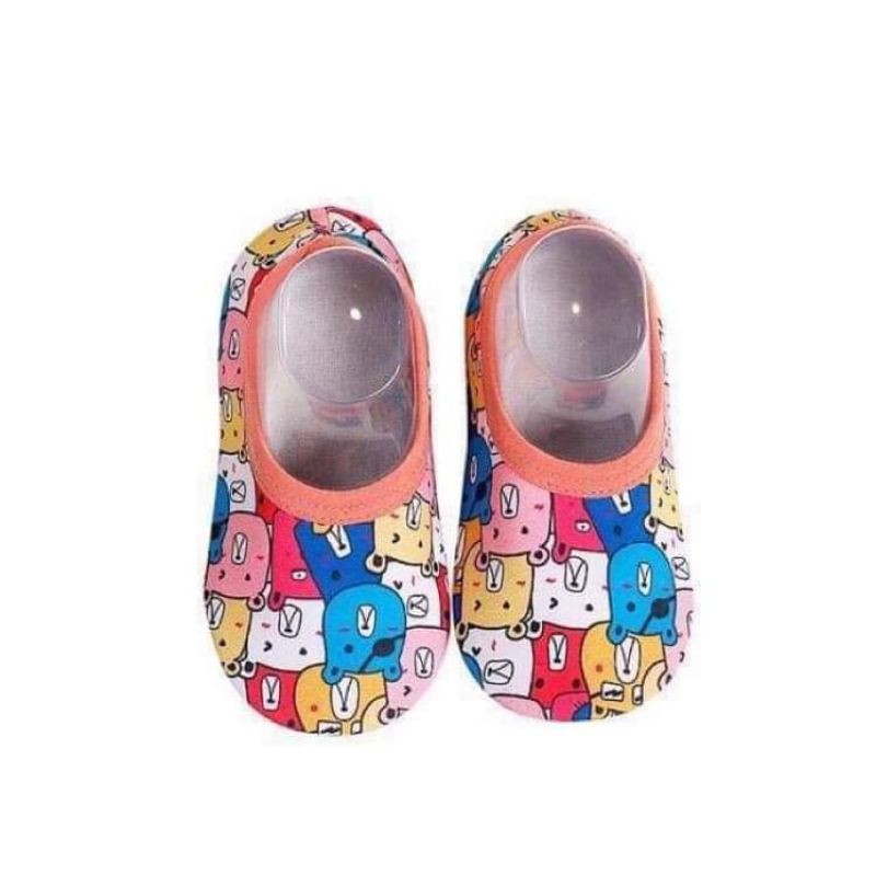 Minchun123:Giày vải chống trượt, lót lông tập đi cho bé