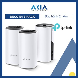 Cục phát wifi mesh 💯[BH 1 ĐỔI 1 TRONG 2 NĂM]💯 TP-Link Deco E4 (3-Pack) - Hàng Chính Hãng