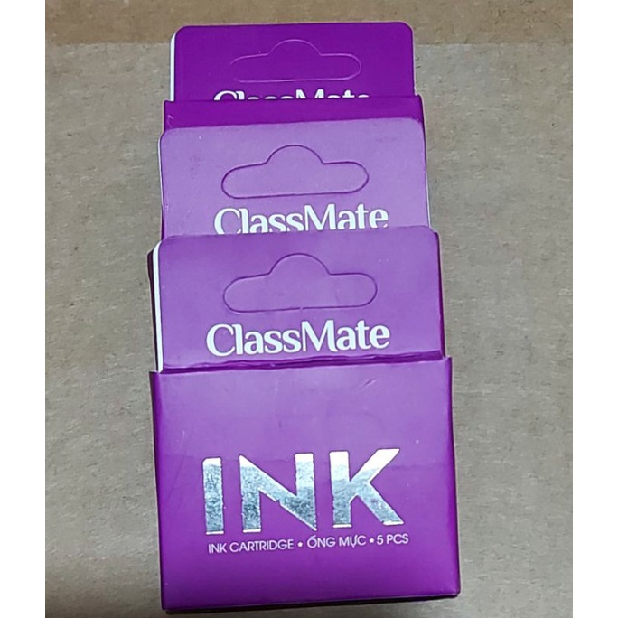 Hộp 05 ống mực bút máy ICHI IC101, Classmate - Hàng chính hãng