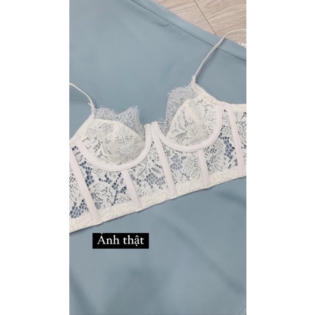 ÁO CORSET REN 2 DÂY CÓ GỌNG