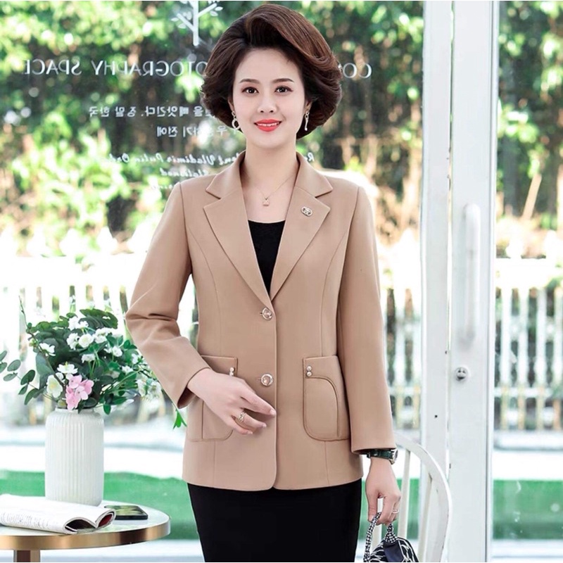 Áo Vest nữ trung niên cao cấp kiểu dáng sang trọng NP2751