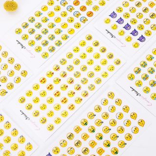 Set 6 sticker Emoji cảm xúc (Sỉ 1k)