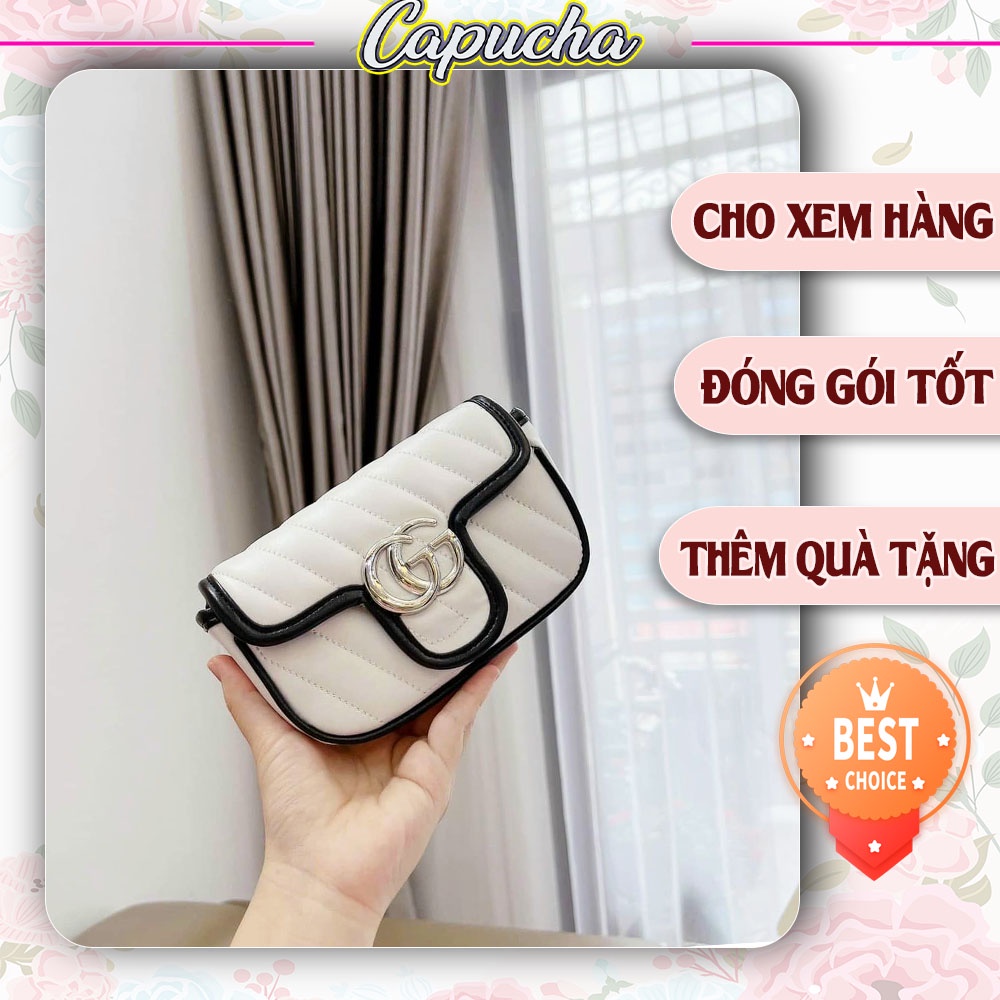 Túi xách nữ đeo chéo đẹp giá rẻ chất da mềm mịn phong cách Hàn Quốc Capucha T124