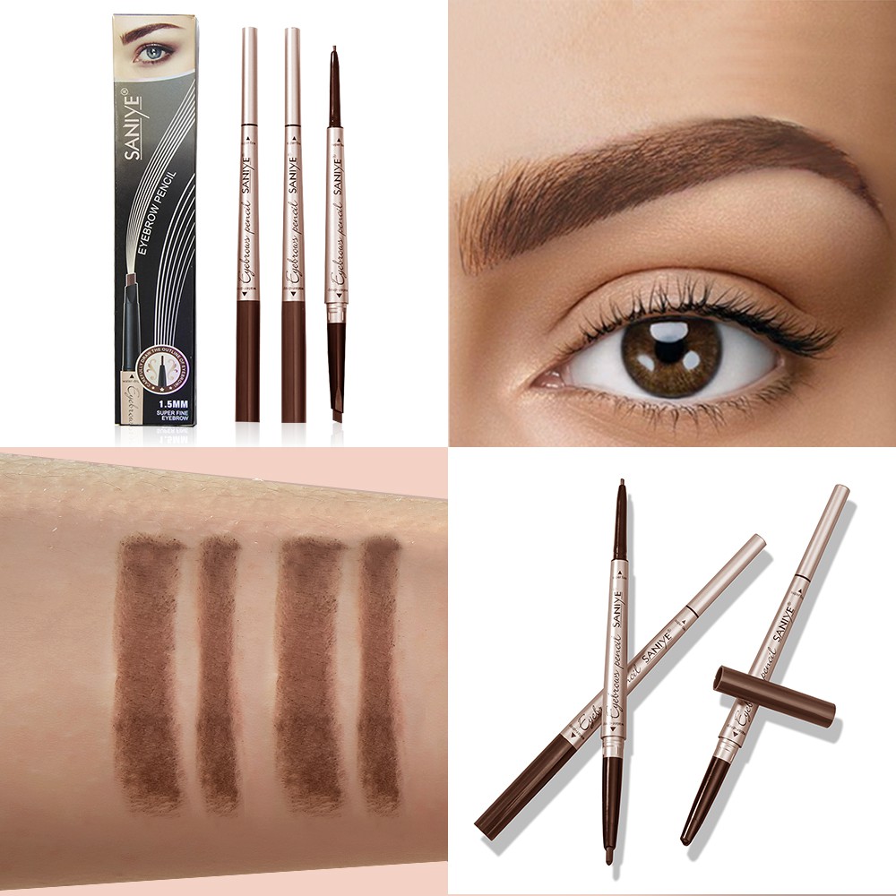 [Hàng mới về] Bút Kẻ Mày Saniye 2 Trong 1 Chống Thấm Nước 3 Màu Tùy Chọn M319 | BigBuy360 - bigbuy360.vn