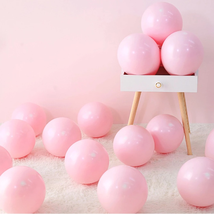 Bong Bóng latex Dày Màu macaron 1 10 inch Bán Sỉ Trang Trí Tiệc Cưới Sinh Nhật