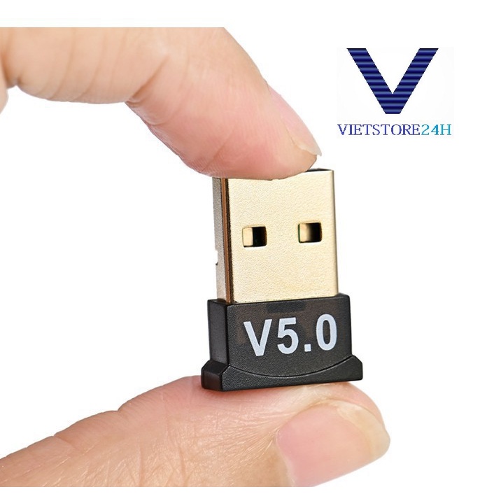 USB Bluetooth 5.0 Dongle CSR , Thu Phát Bluetooth Tốc Độ Cao Cho PC Và Laptop