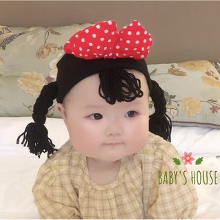Băng đô tóc giả siêu cute cho bé