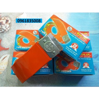 Dao Cắt Băng Keo Dân Hoa Màu Cam Shopee