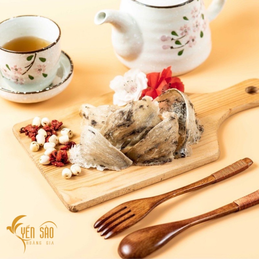 Yến thô nguyên tổ chưa rút lông đặc biệt Yến Sào Hoàng Gia loại 1 20g