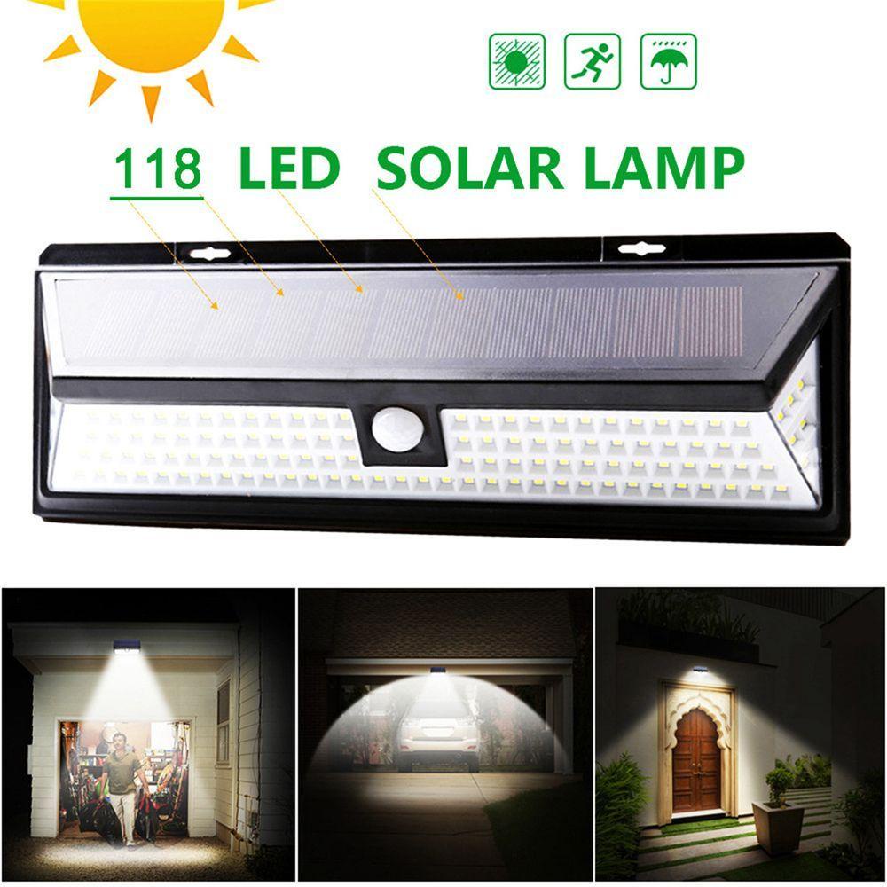 SUENIN Đèn LED Trang Trí Vườn Chống Nước Cảm Biến Chuyển Động Chạy Năng Lượng Mặt Trời