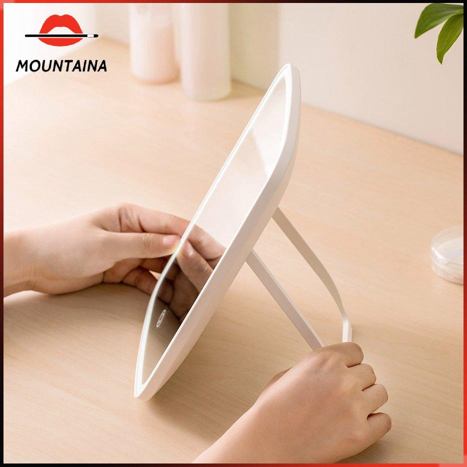 【m】 Jotun Judy Led Makeup Mirror Desktop Portable Charging Folding Filler