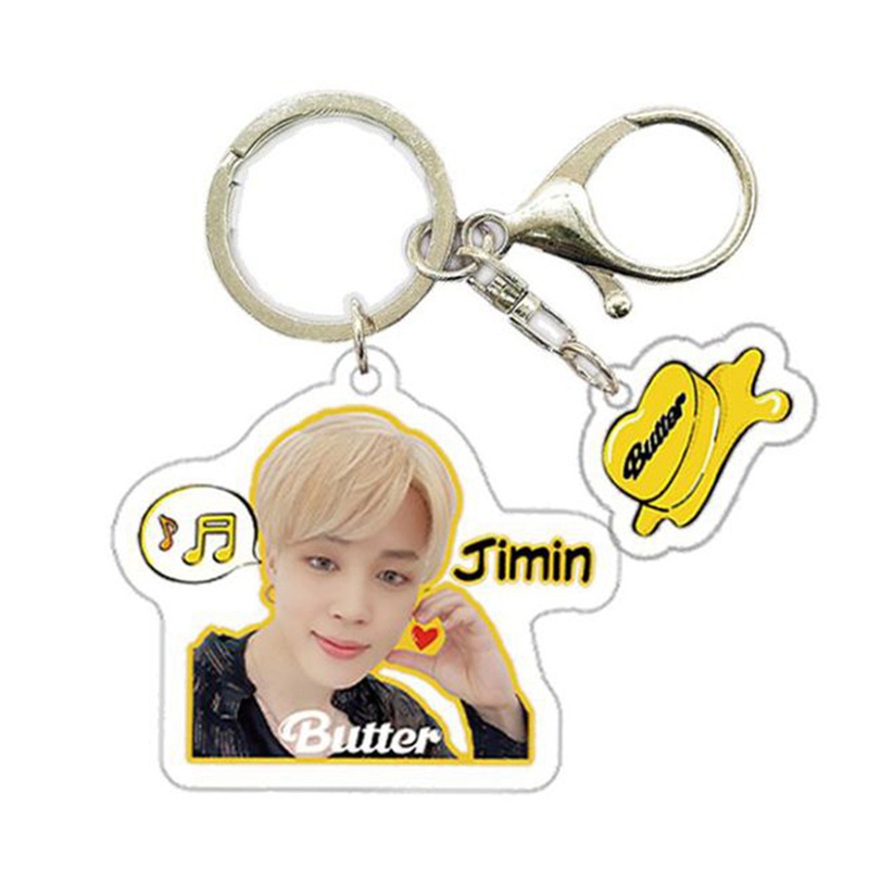 Móc khóa hình thành viên nhóm nhạc BTS mới