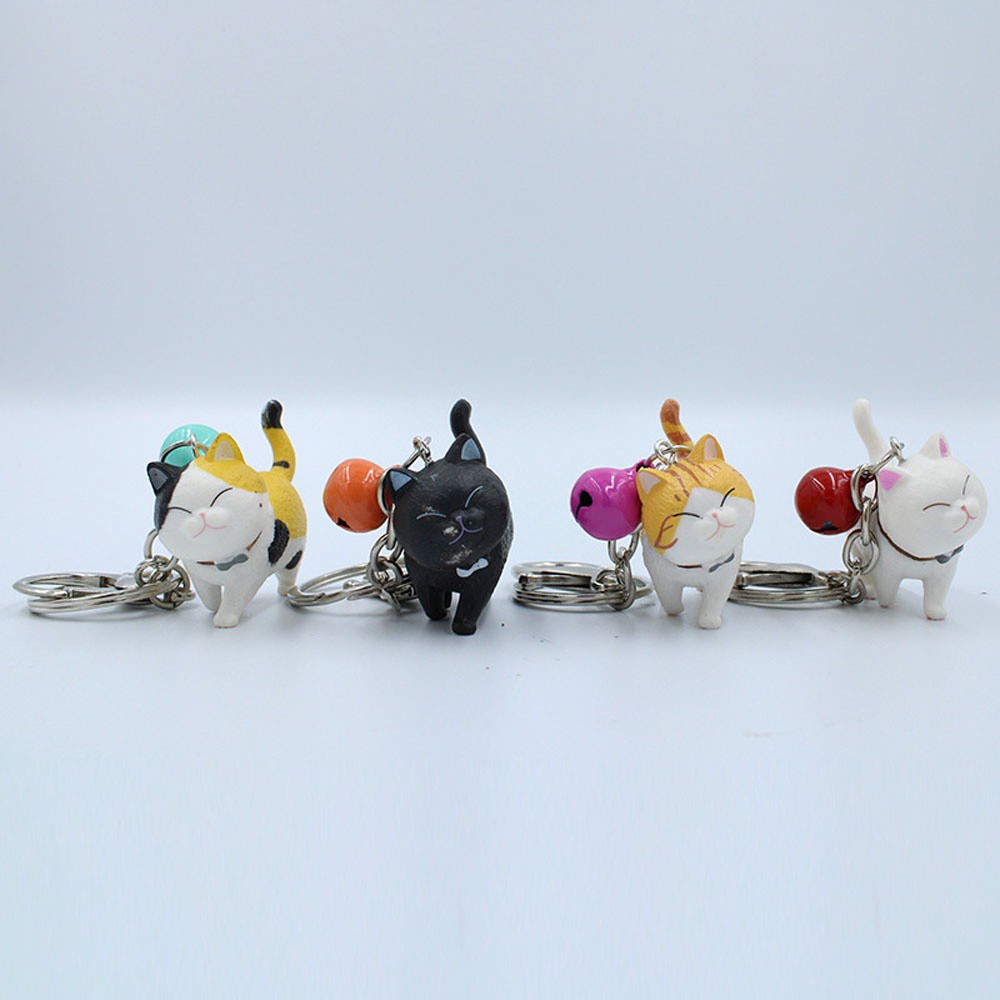 Móc khóa SKJK thiết kế mèo dễ thương cho cặp đôi