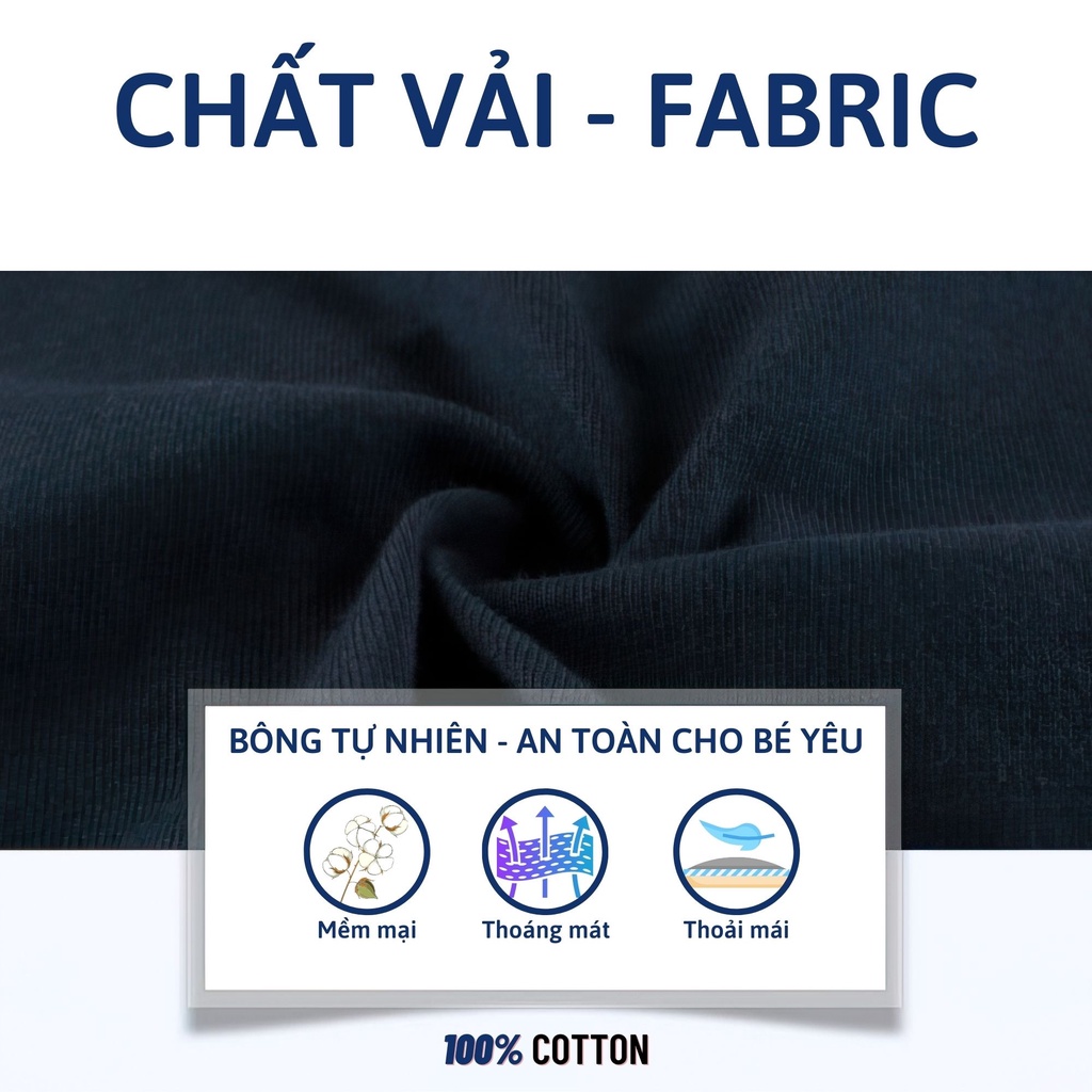 Áo thun dài tay bé trai 27Kids áo thu đông nam 100% Cotton cho trẻ từ 2-10 tuổi BLTS3