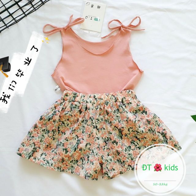 Sét áo đũi, quần váy hoa nhí | BigBuy360 - bigbuy360.vn