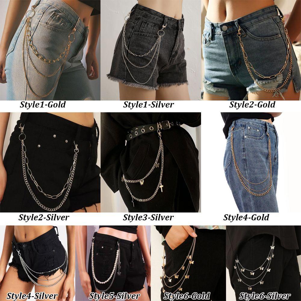 Dây Xích Đeo Thắt Lưng Quần Jean Màu Kẹo Phong Cách Hip Hop Thời Trang MIHAN1 Dành Cho Nam Và Nữ