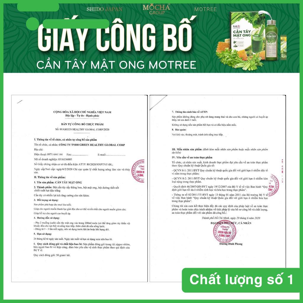 [CHÍNH HÃNG] Cần tây Mật Ong Motree, bột cần tây, hộp 14 gói, giúp giảm cân, dáng đẹp, thanh lọc cơ thể | BigBuy360 - bigbuy360.vn