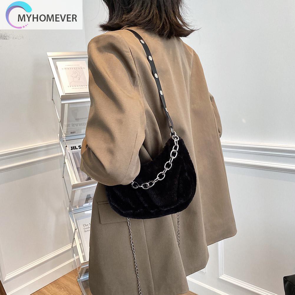 Túi Lông Đeo Chéo Vai Thời Trang Cho Nữ