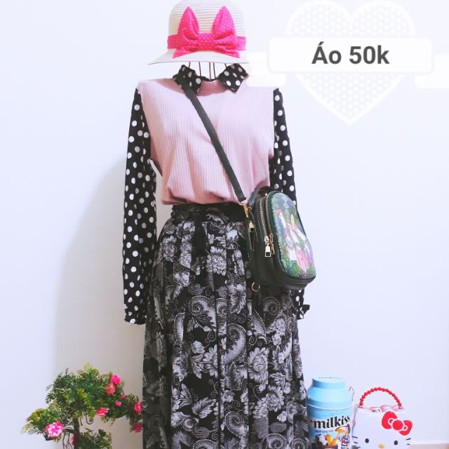 Combo đầm và áo cực xinh