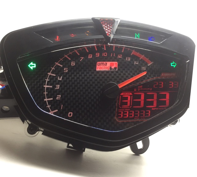 Đồng hồ điện tử koso Uma gắn exciter2010/sirius