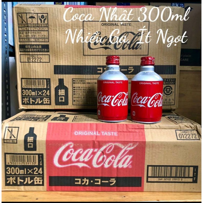Coca cola nút vặn nhật lon 330ml thùng 24 lon