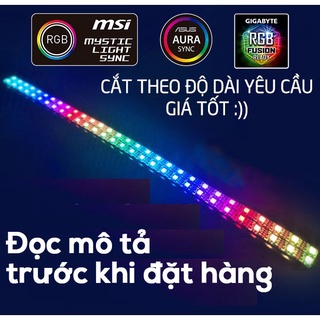 LED trang trí đồng bộ Coolmoon, Asus, Gigabyte, Msi CÓ HIỆU ỨNG RAINBOW cắt theo yêu cầu