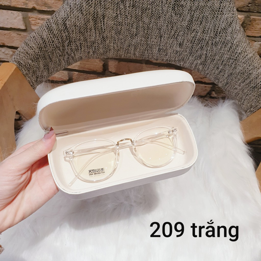 Kính Cận Dáng Mắt Tròn G STORE Kính Gọng Kim Loại Xinh Xắn Có Lắp Mắt Cận 209 | BigBuy360 - bigbuy360.vn
