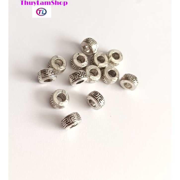 Charm ống lùa chặn hạt cống nhỏ biểu tượng phạn