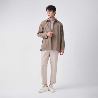 Áo khoác sơ mi chất liệu nhung tăm look bennet shirt - ảnh sản phẩm 7