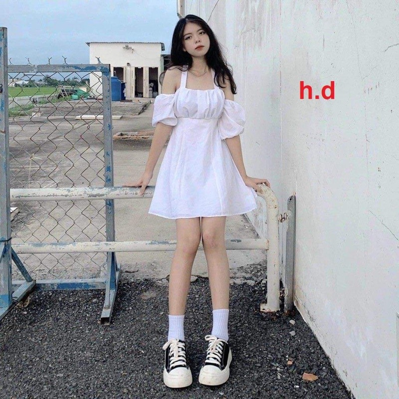 Váy dây vòng cổ HD6