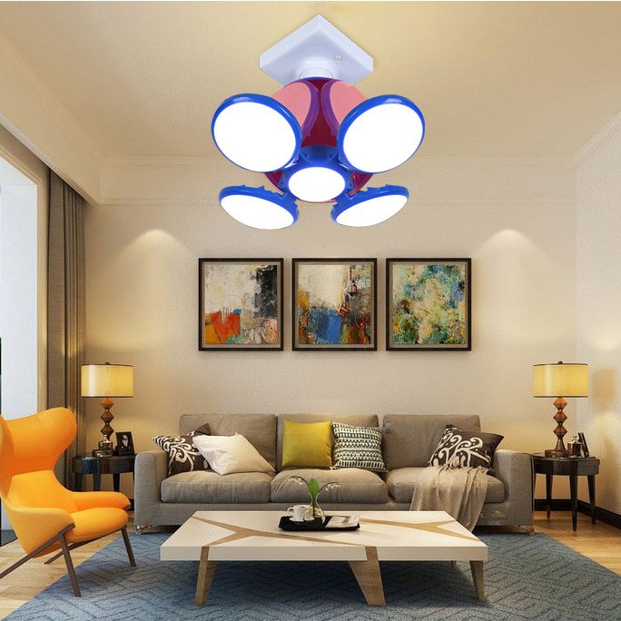 Đèn Led 4 Cánh Football UFO Lamp - 40W- Đuôi E27 Siêu Bền 6500k